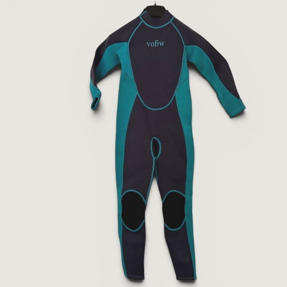 Youth Wetsuit Size 10 | Blue Teal Full Body Surf Swim Suit